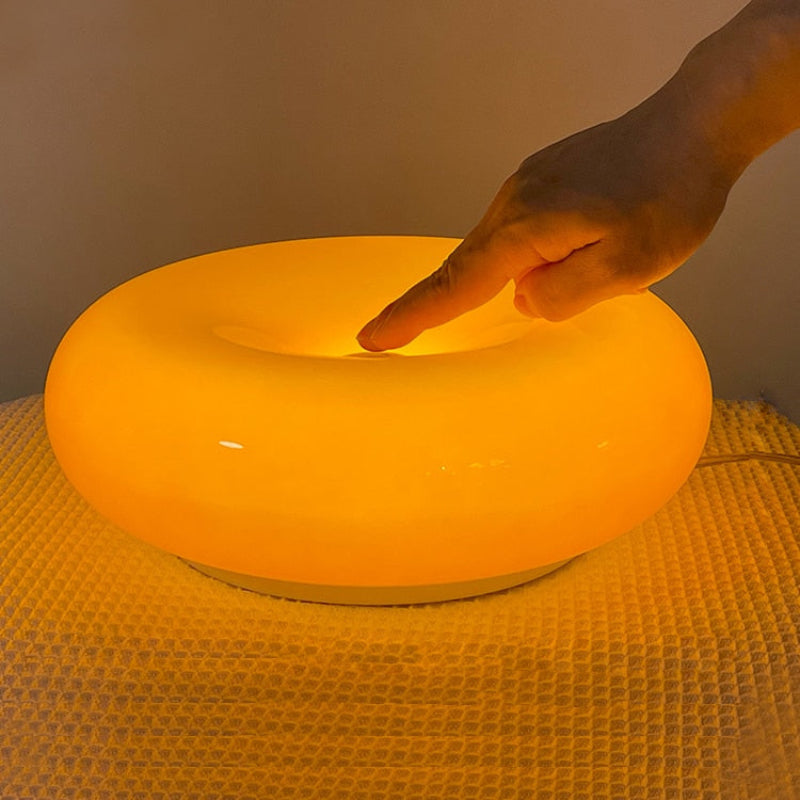 Round Glass Dimmable LED Wall Light with Touch Control