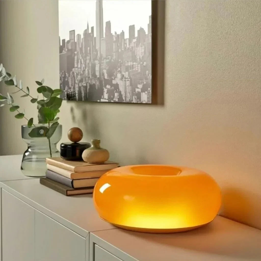Round Glass Dimmable LED Wall Light with Touch Control