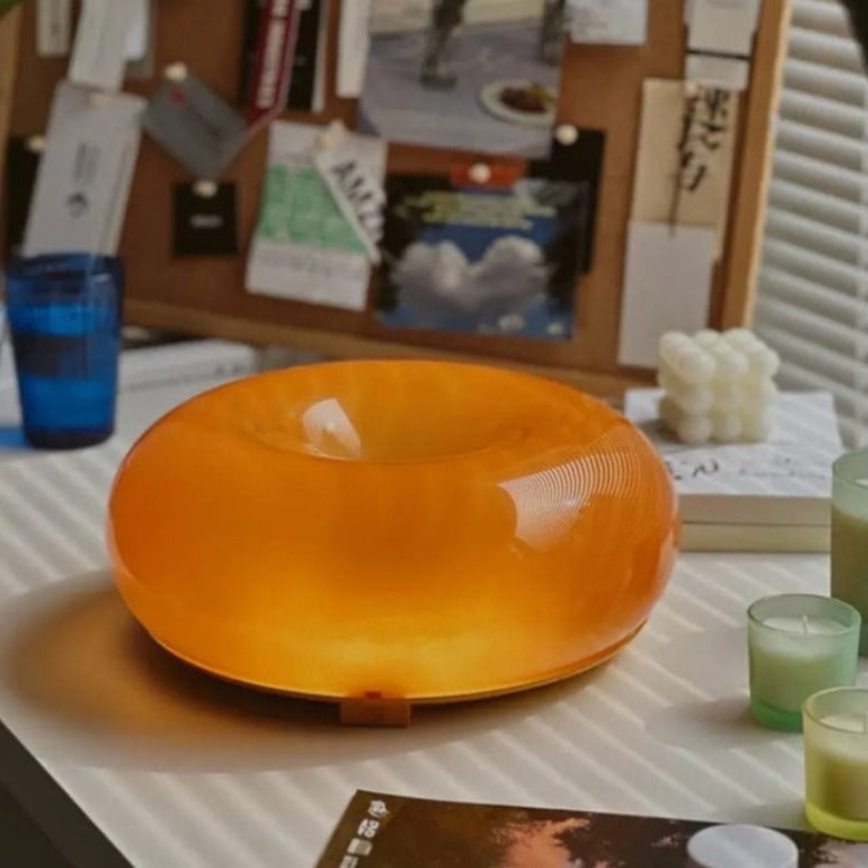 Round Glass Dimmable LED Wall Light with Touch Control