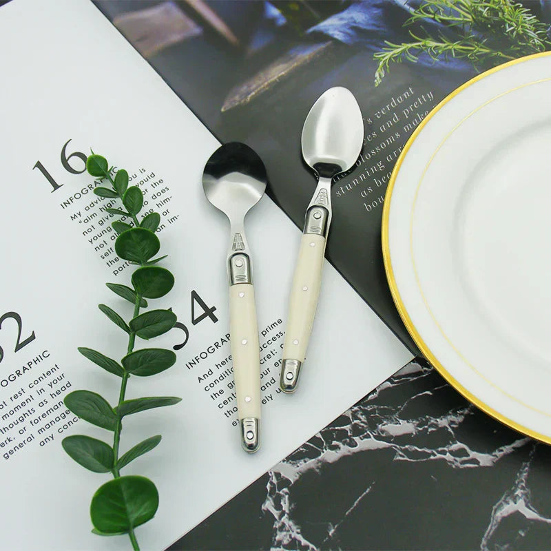 Set Of 4 Stainless Steel Laguiole Cutlery Set