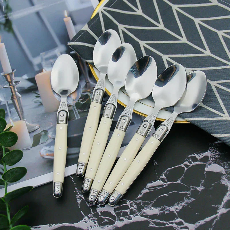 Set Of 4 Stainless Steel Laguiole Cutlery Set