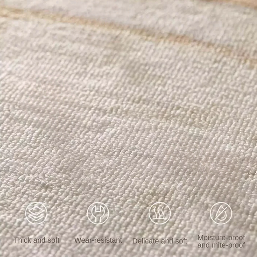 Soft Non-Slip Wabi-Sabi Polyester Carpet
