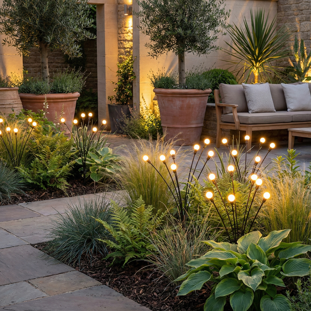 Solar Firefly Garden Lights