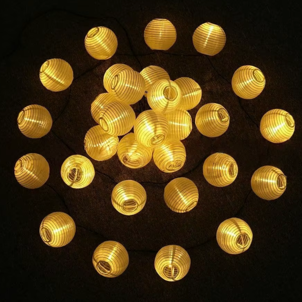 Solar Lantern String Lights