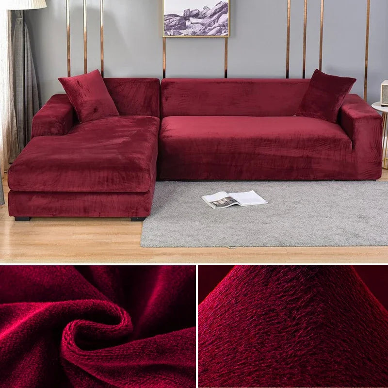 Stretch-Fit Machine-Washable Pet Sofa Cover