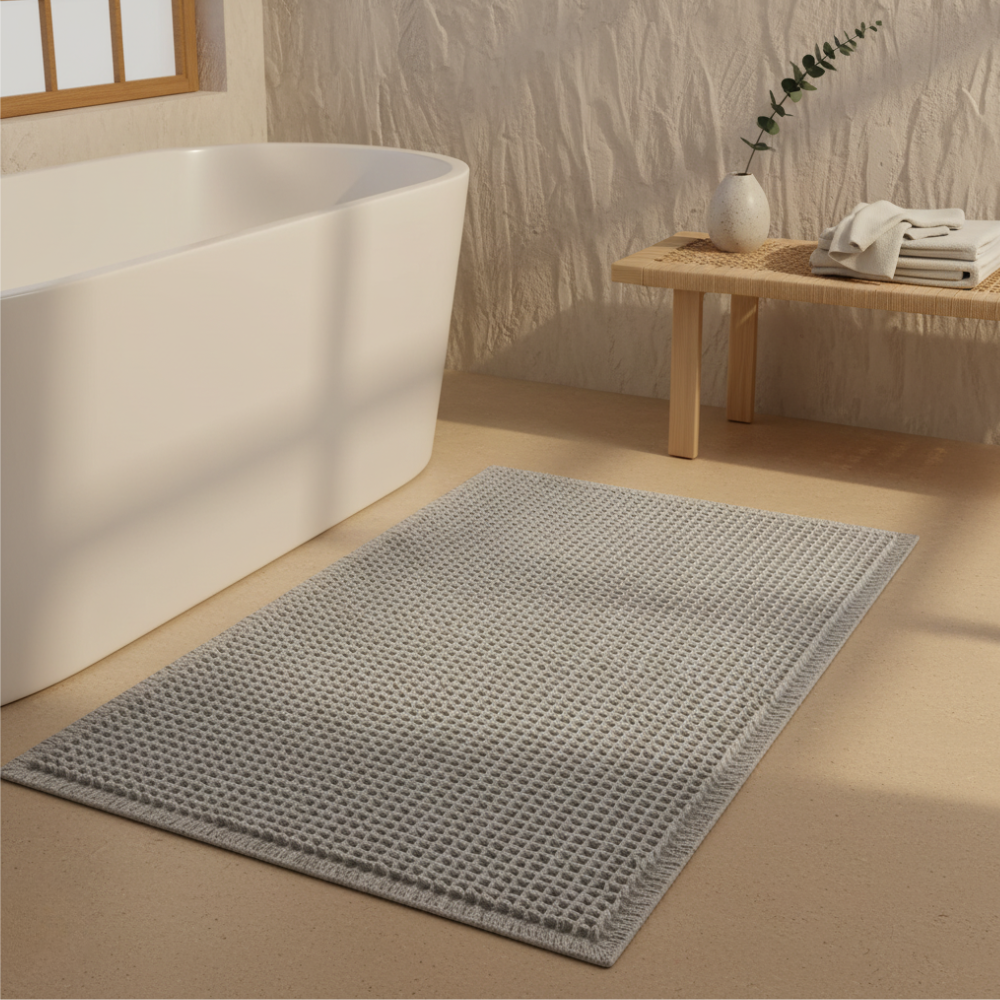 Waffle Microfiber Bath Mat