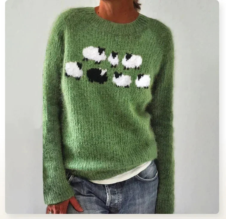 Women's Colourful Patterned Sweater