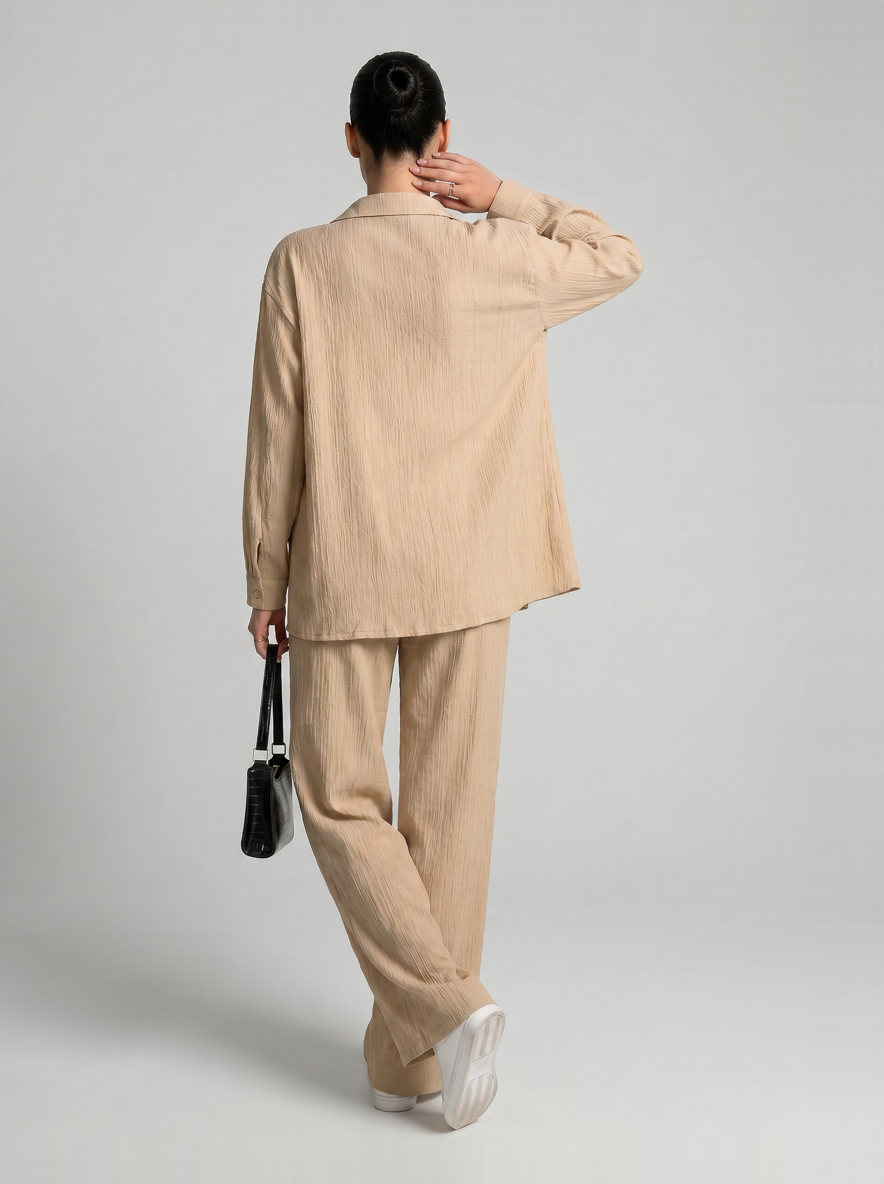 Women’s Crinkle Two-Piece Set