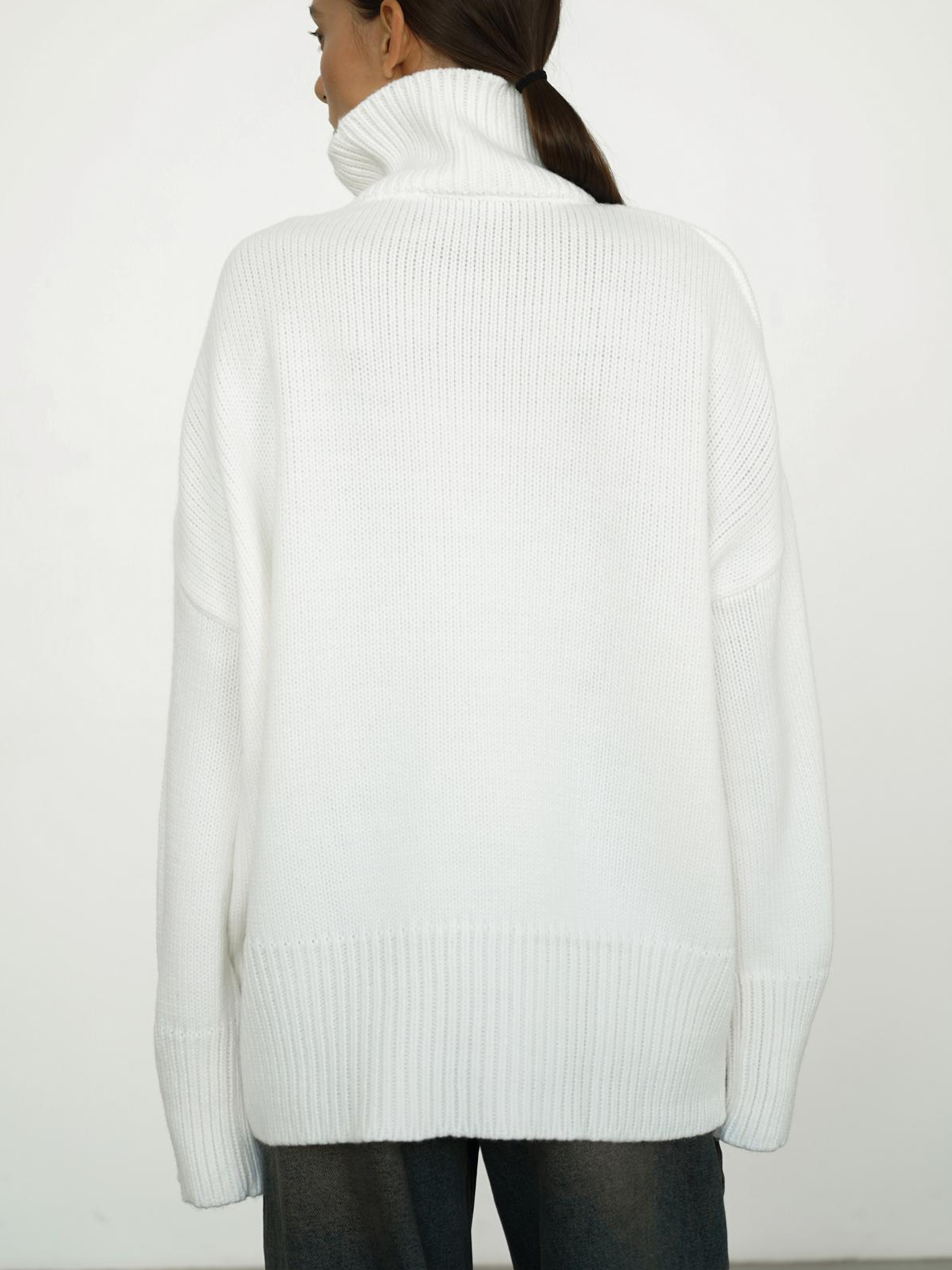 Women's Wool Blend Turtleneck Sweater