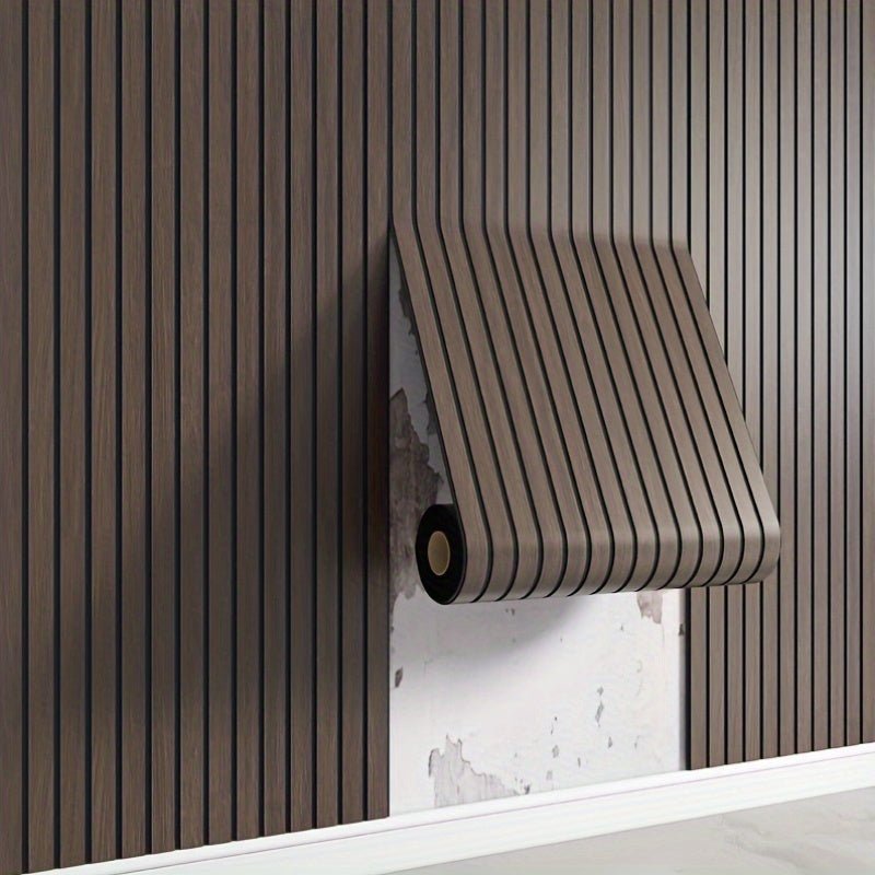 Self-Adhesive 3D PVC Wood-Look Wall Panels