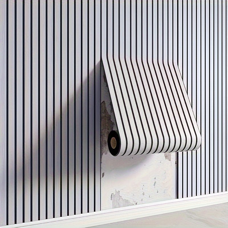 Self-Adhesive 3D PVC Wood-Look Wall Panels