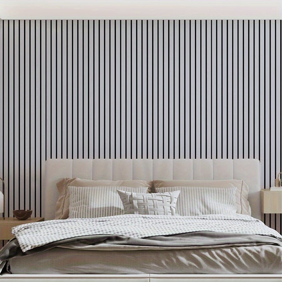 Self-Adhesive 3D PVC Wood-Look Wall Panels