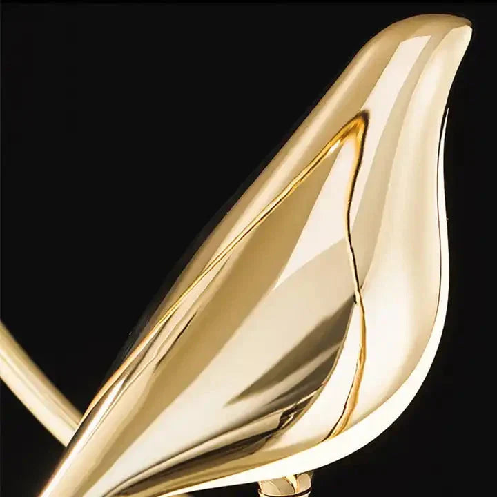 Pendant Light with Golden Bird and LED Lighting