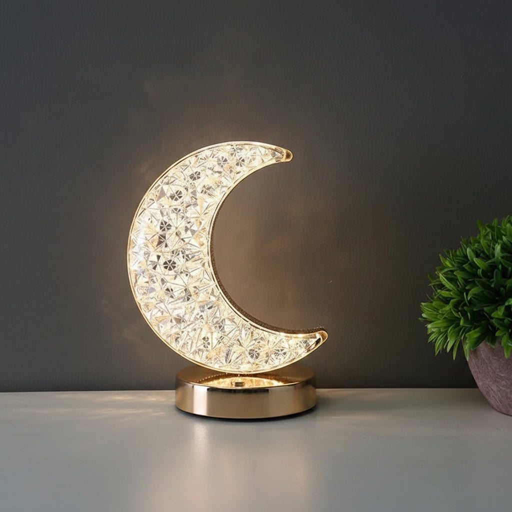Rechargeable Touch Dimming Lamp with Acrylic Design