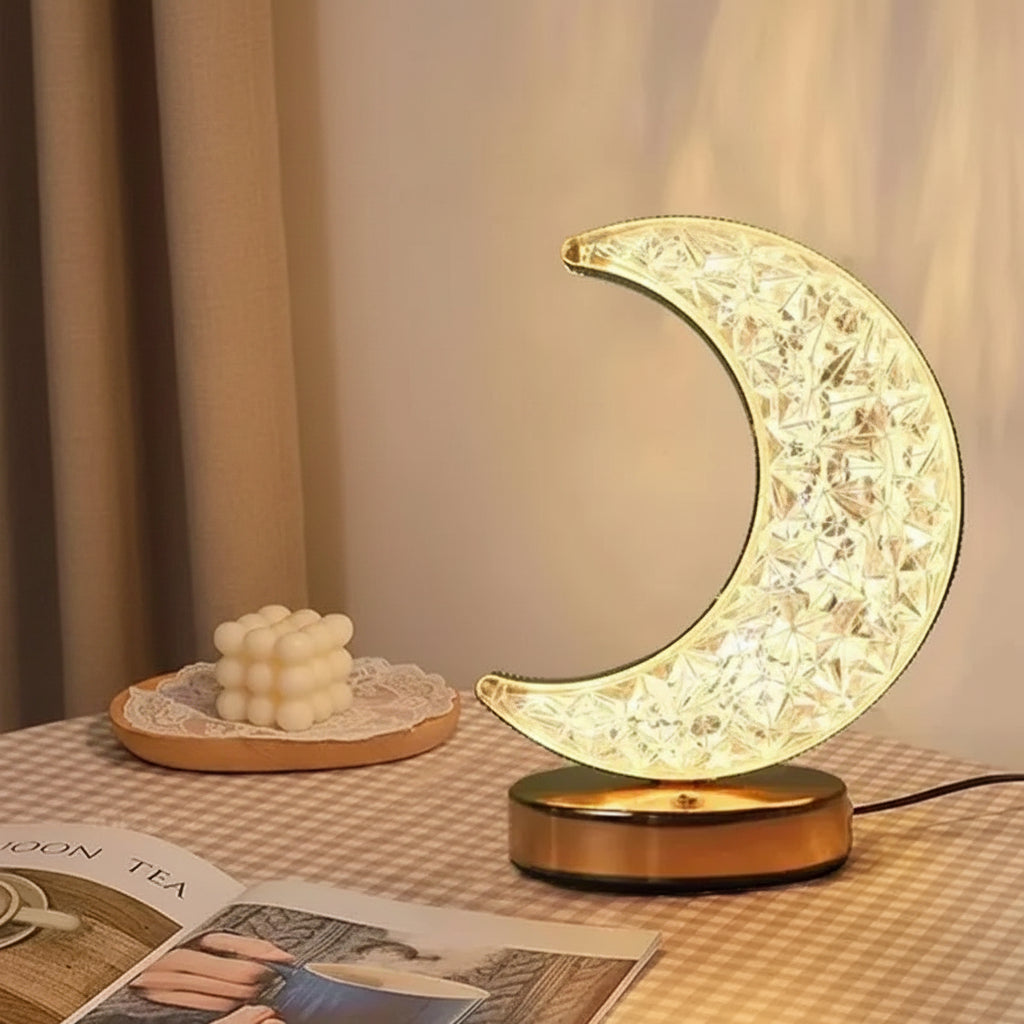 Rechargeable Touch Dimming Lamp with Acrylic Design
