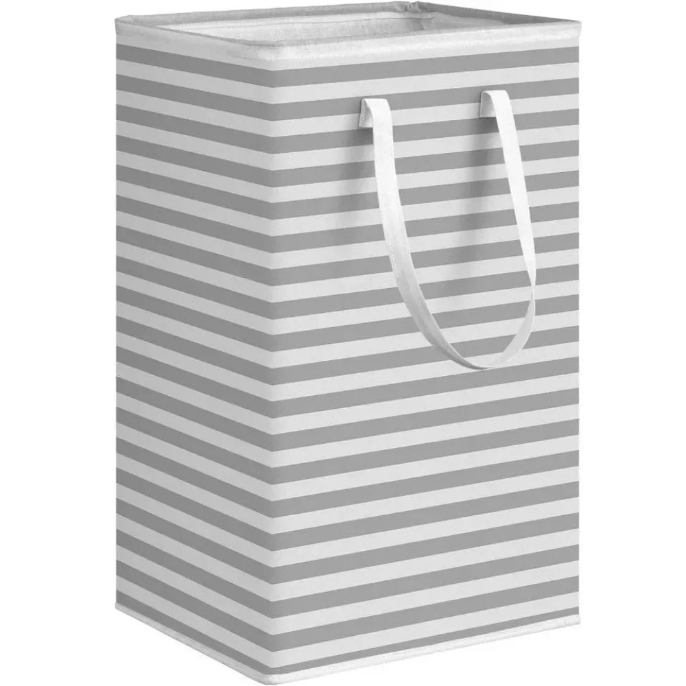 75L Waterproof Foldable Laundry Basket Fabric Clothes Hamper with Handles