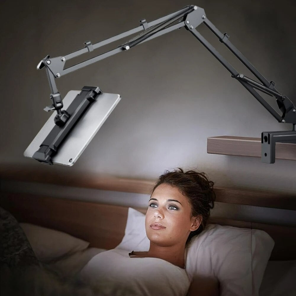 Lightweight Aluminium Tablet Holder for Hands-Free Viewing