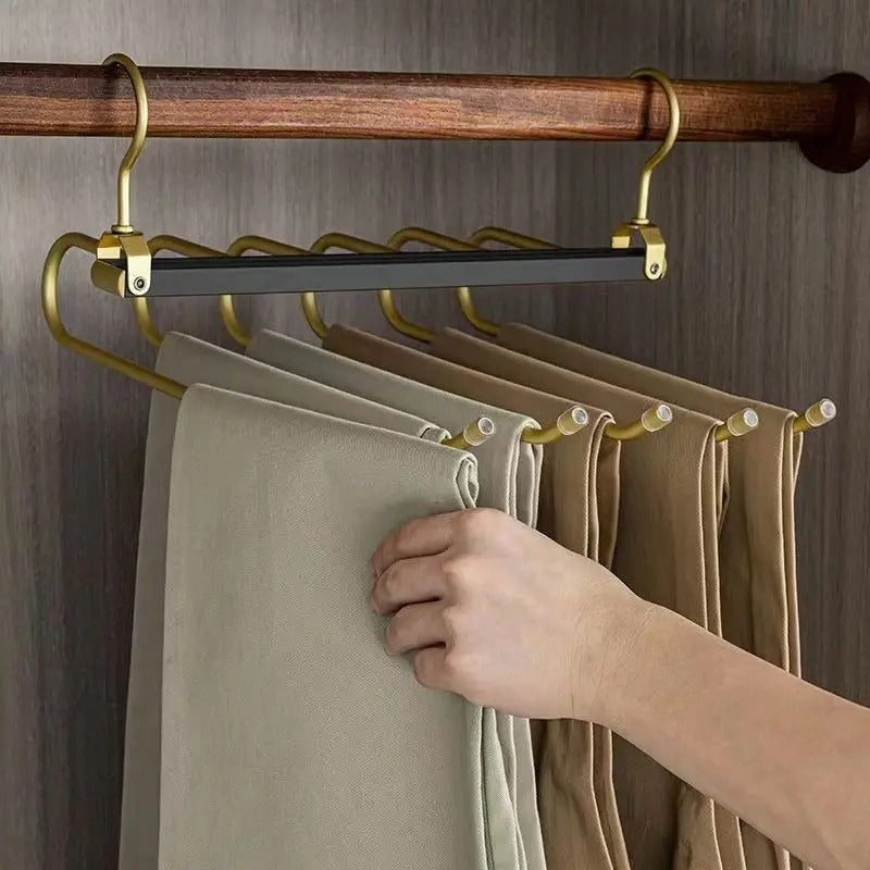 Collapsible Non-Slip Multi-Pants Hanger