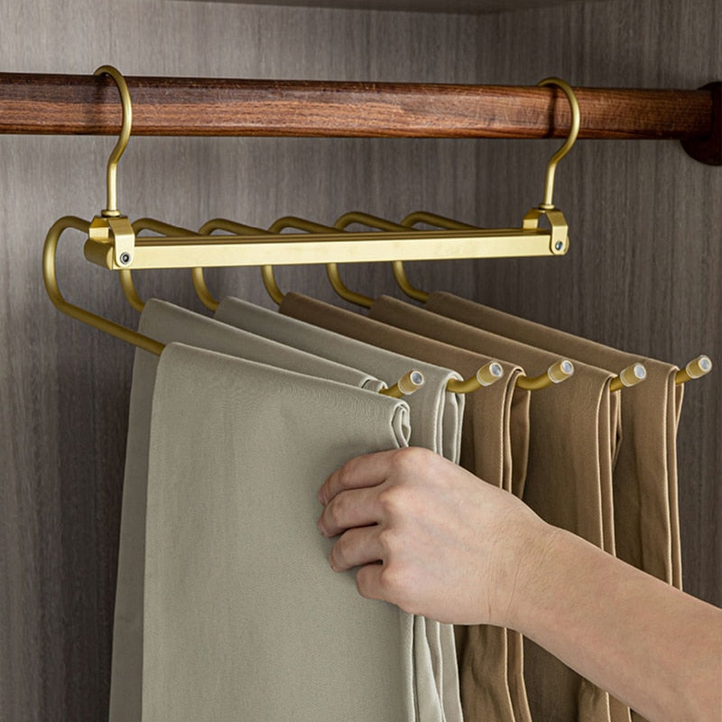 Collapsible Non-Slip Multi-Pants Hanger