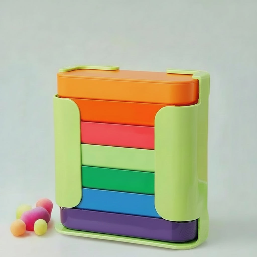 7-Day Pill Organiser with Colour-Coded Daily Compartments