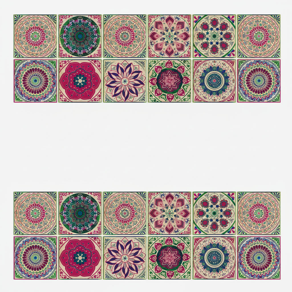 Colorful Mandala Wall Decoration