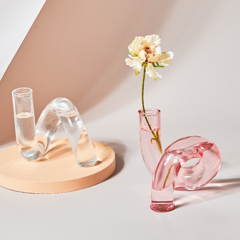 Decorative Candle Holder with Sculptural Minimalist Design