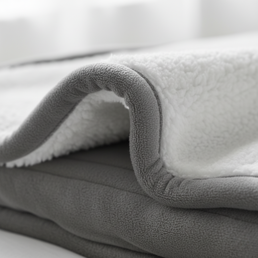 Electric Heated Microfleece Throw Blanket