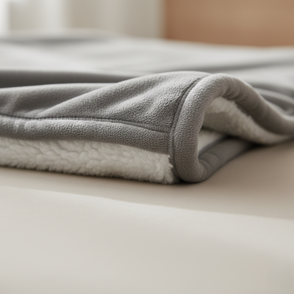 Electric Heated Microfleece Throw Blanket