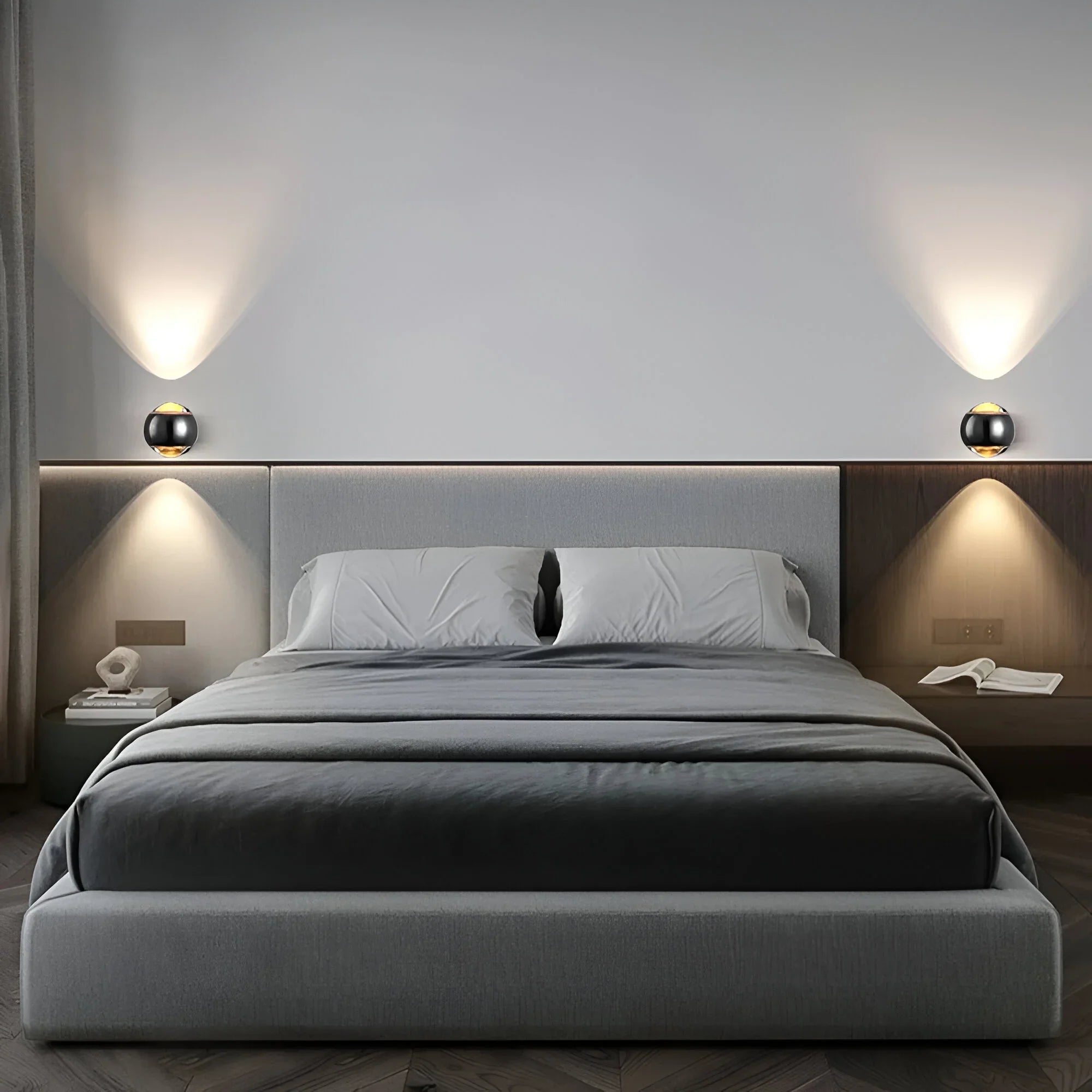 Flexible Arm LED Wall Reading Light with Adjustable Head