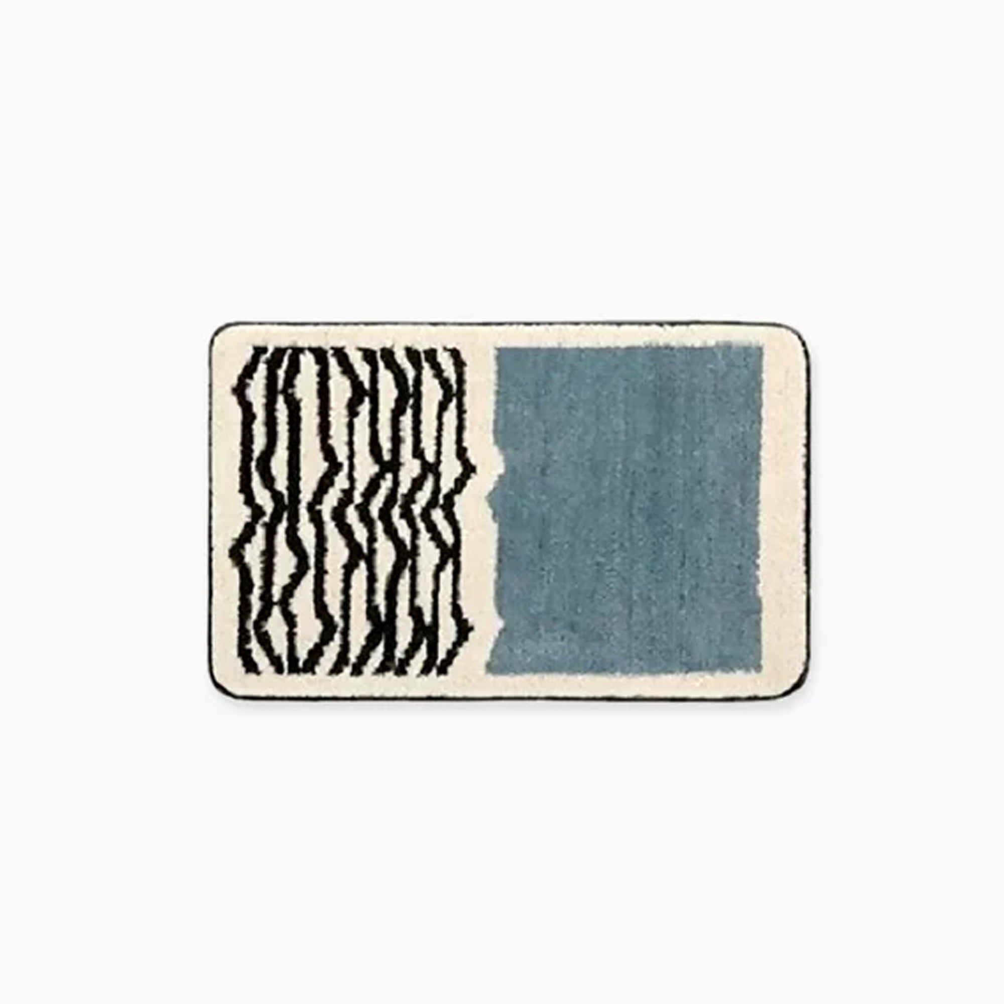 Handcrafted Abstract Bath Mat