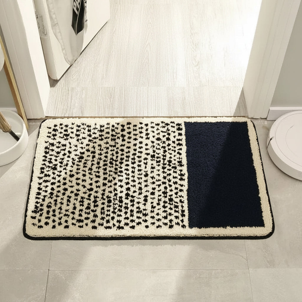 Handcrafted Abstract Bath Mat