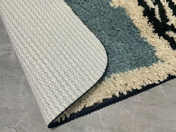 Handcrafted Abstract Bath Mat