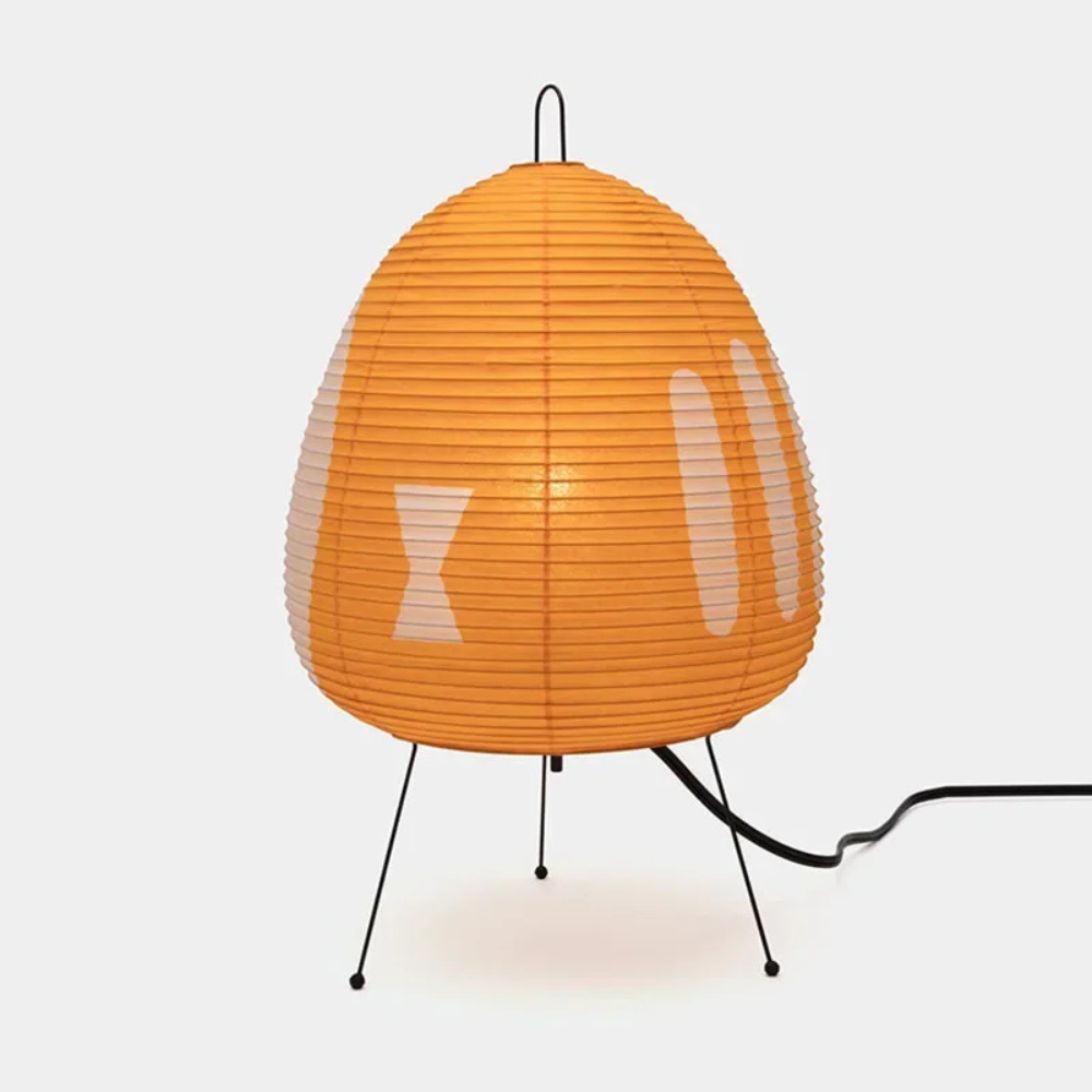 Japanese Wabi-Sabi Rice Paper Table and Floor Lamp