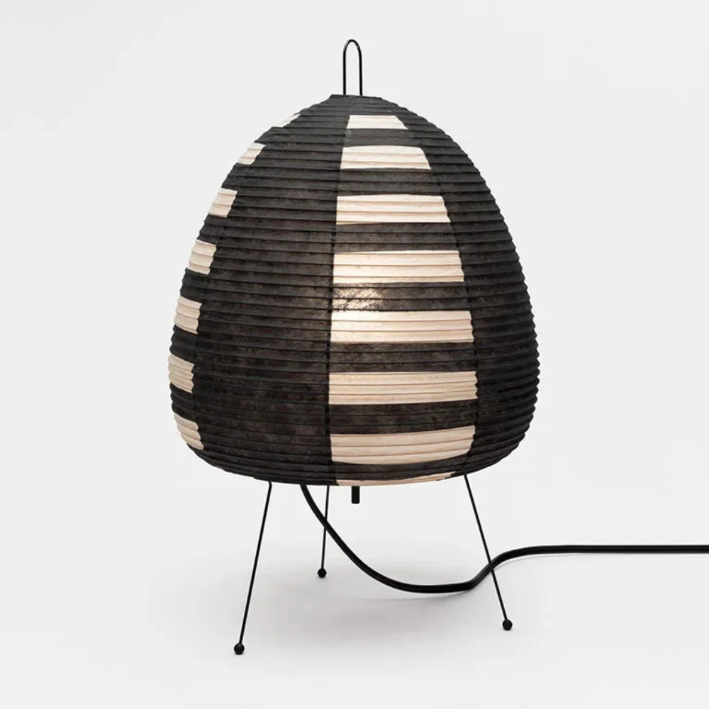 Japanese Wabi-Sabi Rice Paper Table and Floor Lamp
