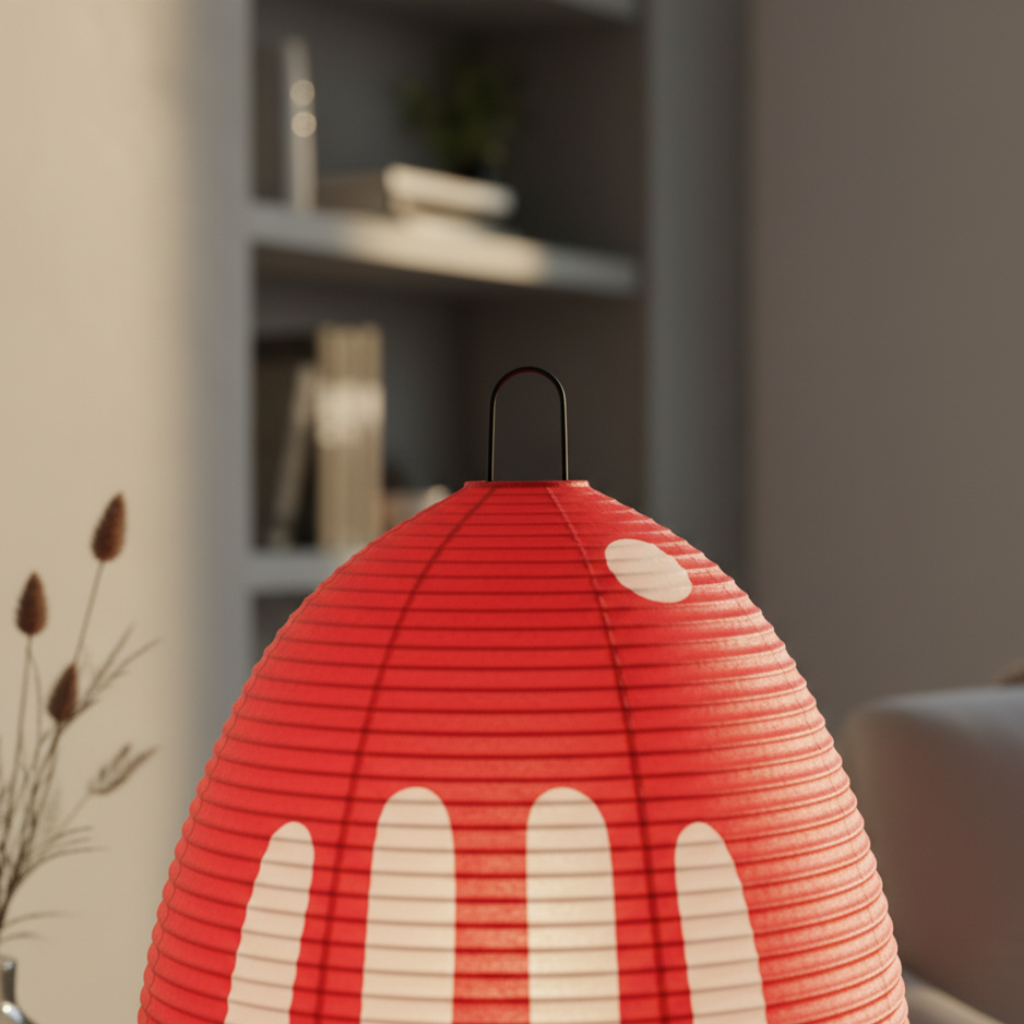 Japanese Wabi-Sabi Rice Paper Table and Floor Lamp