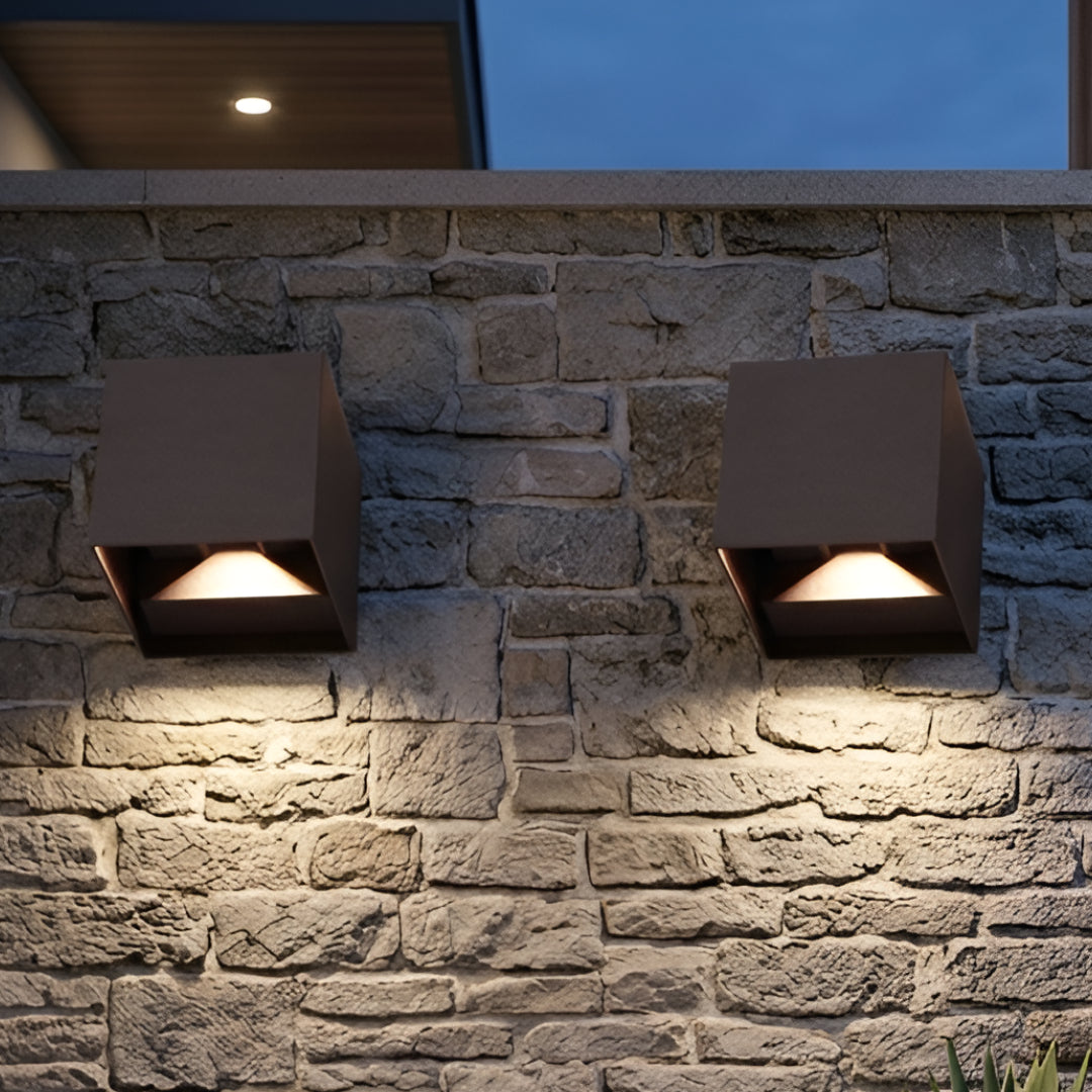 Wireless Dimmable LED Wall Lights Set of 2 with Compact Design