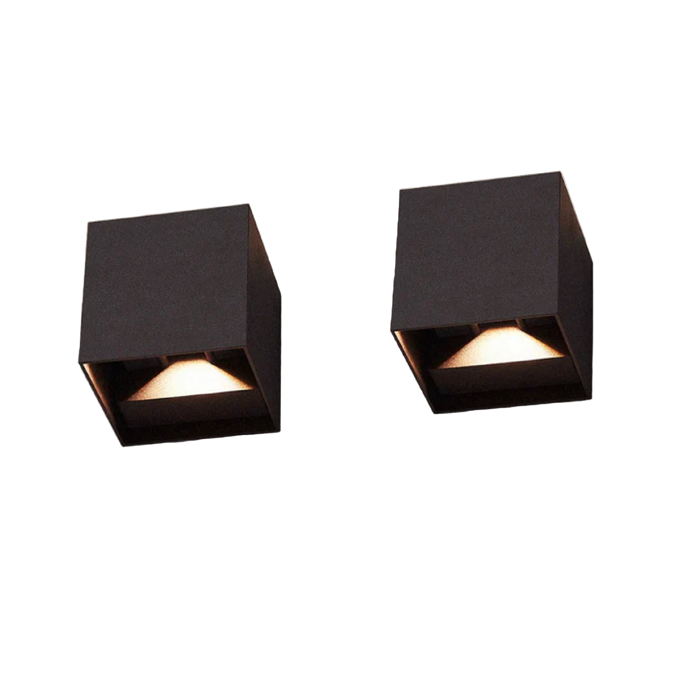 Wireless Dimmable LED Wall Lights Set of 2 with Compact Design