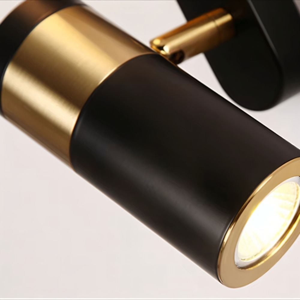 LED Wall Light with Globe Shade and Adjustable Reading Lamp
