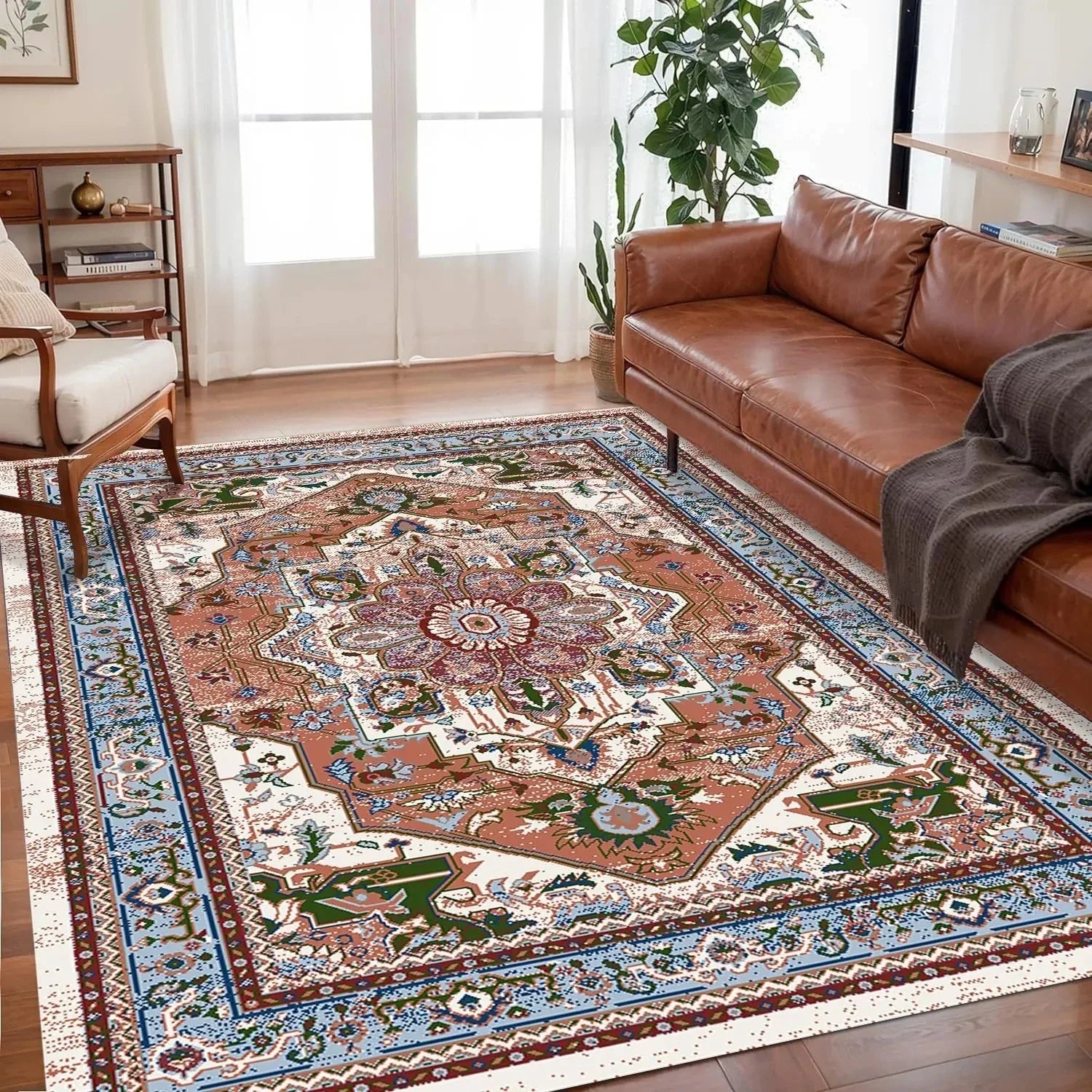 Large Bohemian Area Rug