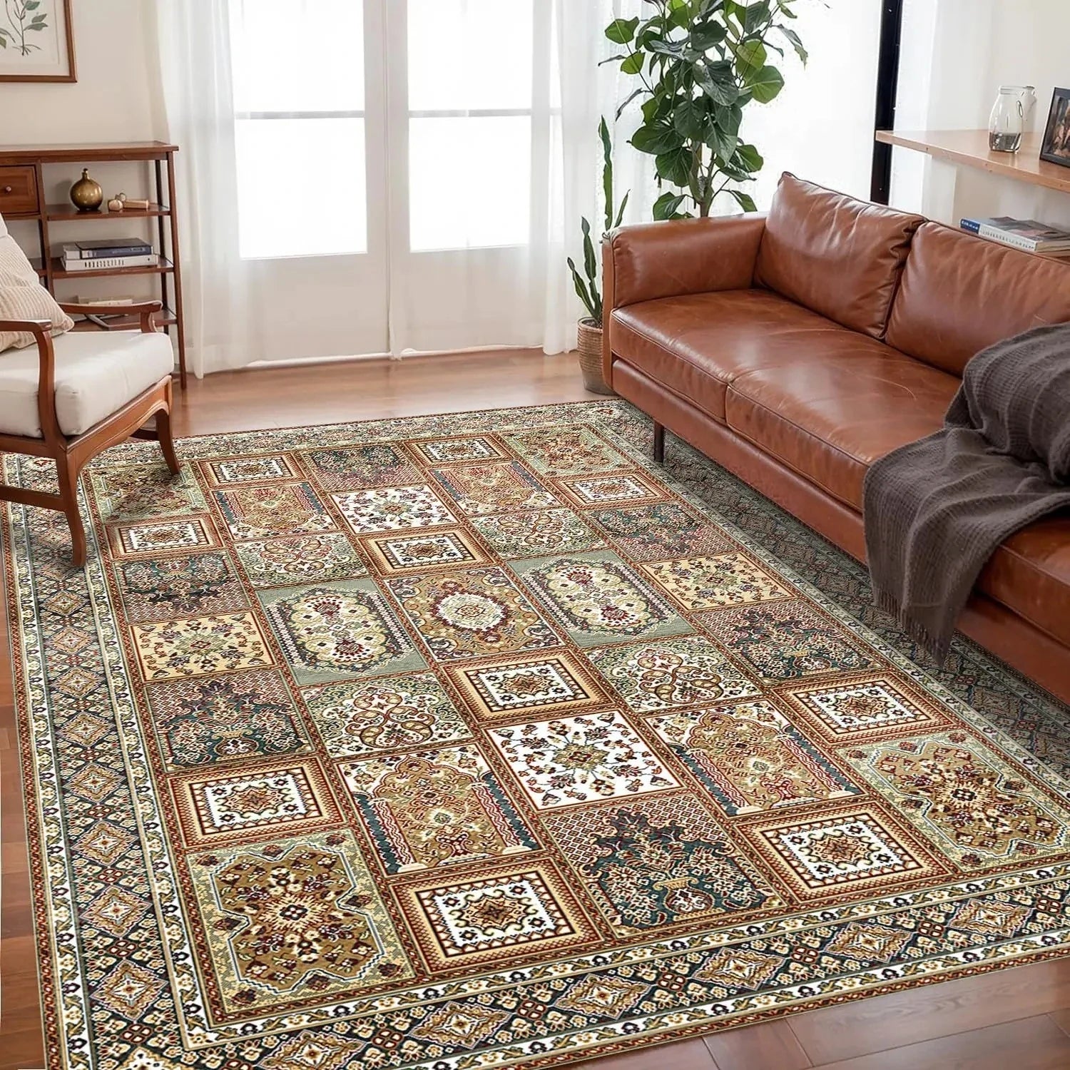 Large Bohemian Area Rug