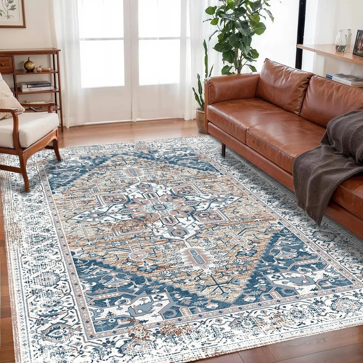 Large Bohemian Area Rug