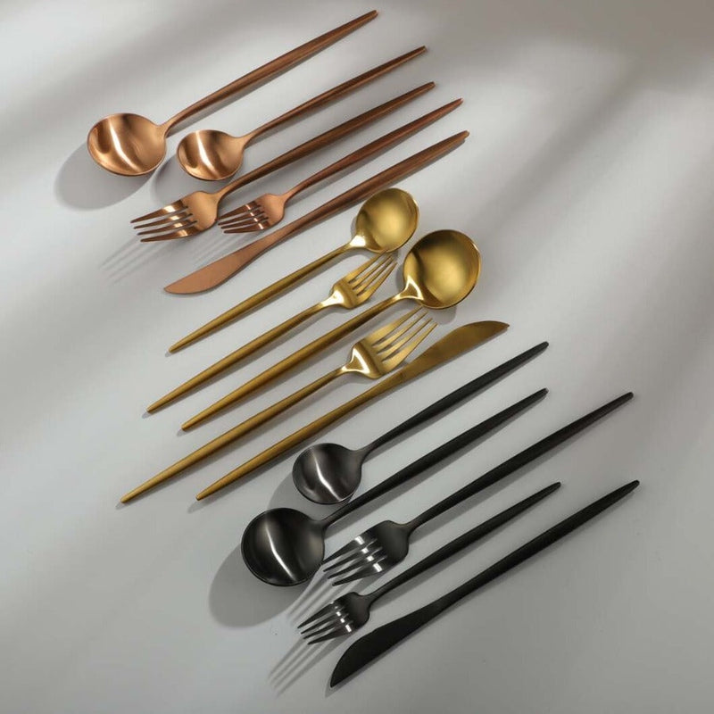 Lead-Free Stainless Steel Cutlery Set with Non-Toxic Finish for Everyday Dining