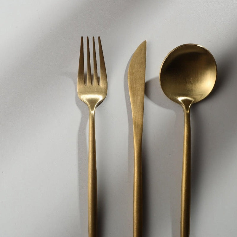 Lead-Free Stainless Steel Cutlery Set with Non-Toxic Finish for Everyday Dining