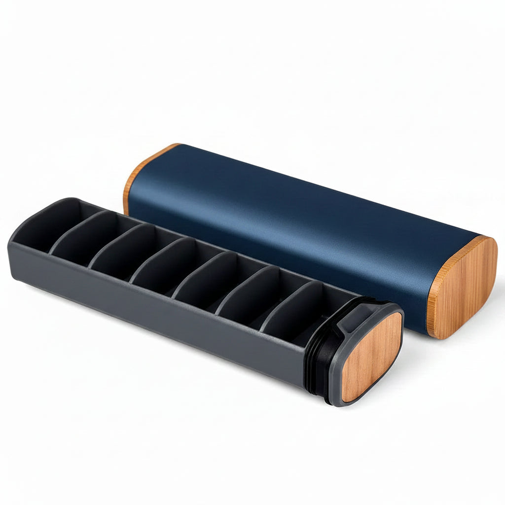 Leakproof Weekly Medication Box with Removable Daily Compartments