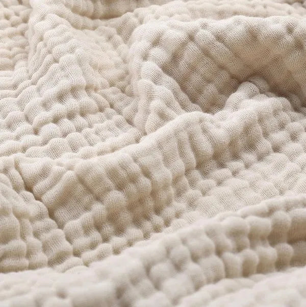 Lightweight Cotton Muslin Throw Blanket