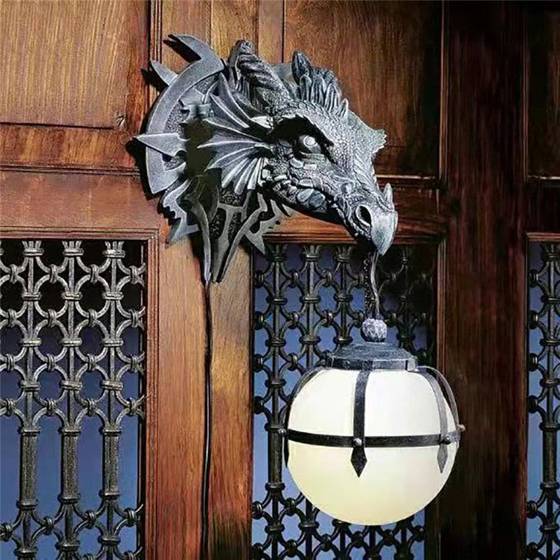 Dragon Orb LED Halloween Wall Decoration