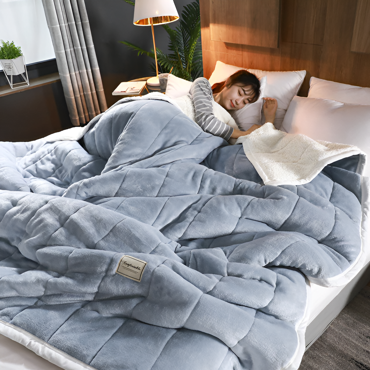 Luxury Sherpa Fleece Blanket Super Soft Warm Throw Blanket