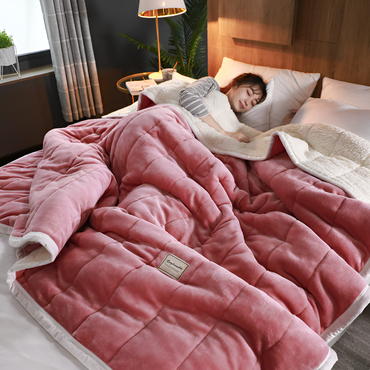 Luxury Sherpa Fleece Blanket Super Soft Warm Throw Blanket