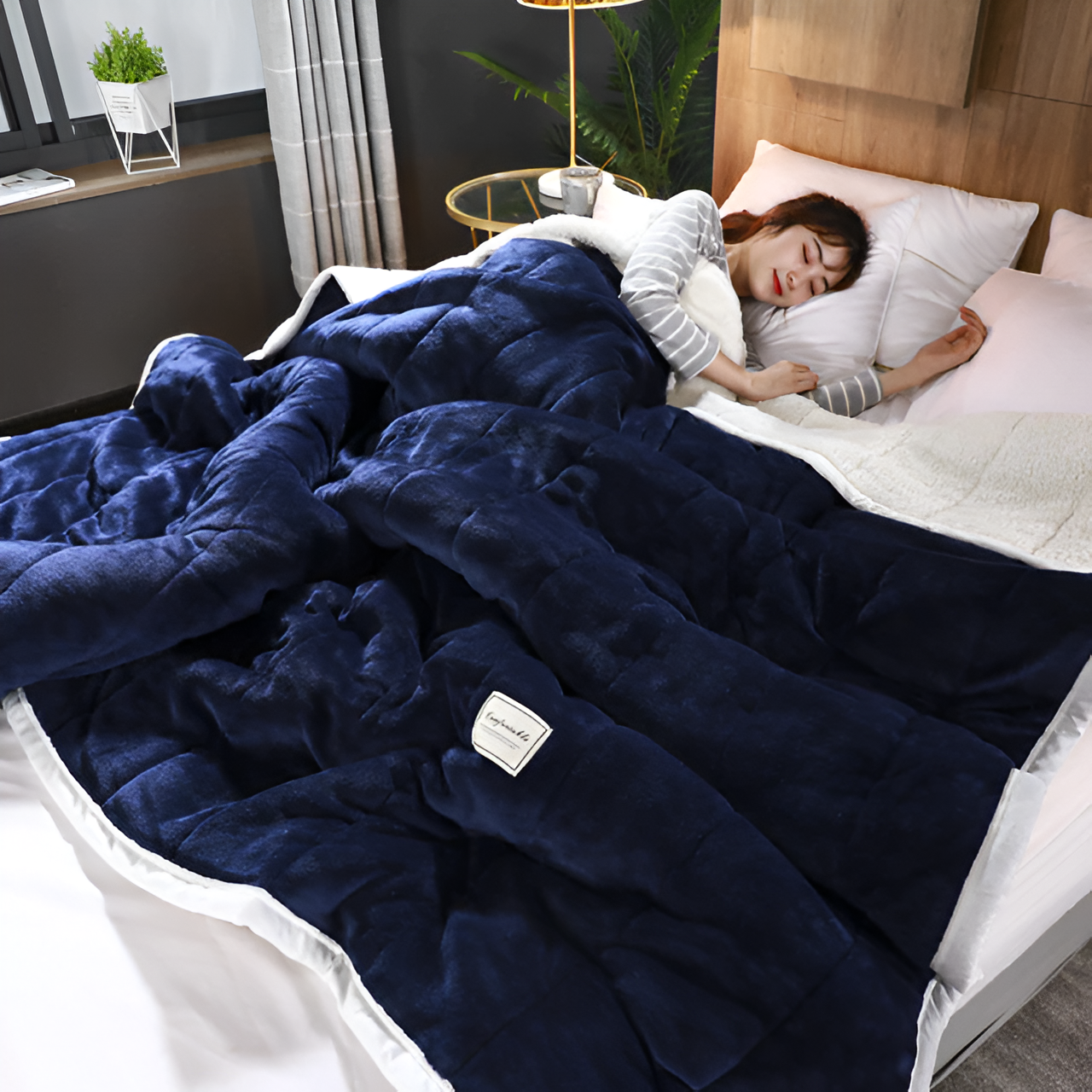 Luxury Sherpa Fleece Blanket Super Soft Warm Throw Blanket