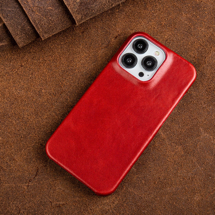 Magsafe Wireless Magnetic Leather Phone Case